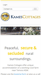 Mobile Screenshot of kamescottages.com